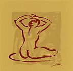 Body Language I (gold) by Alfred Gockel